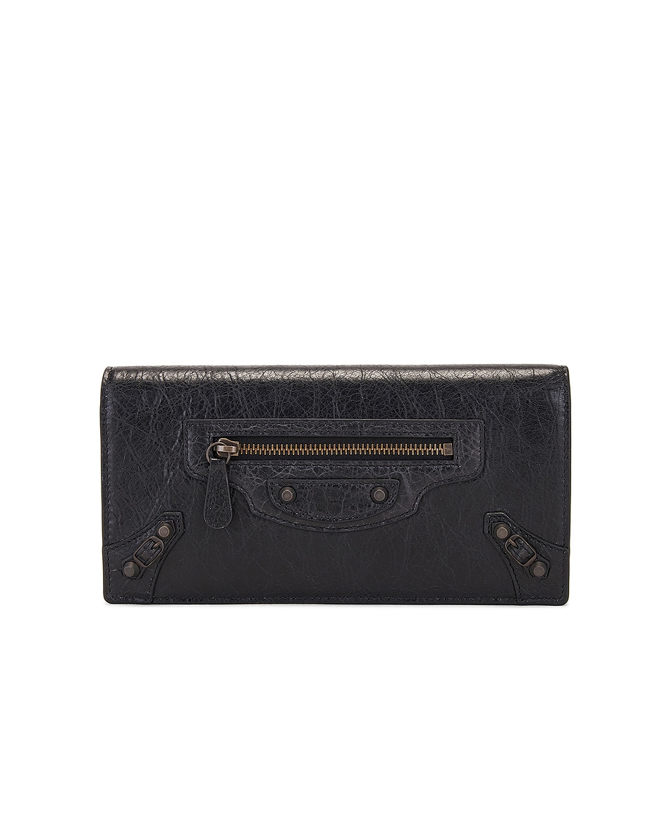 Image 1 of Balenciaga Le City Medium Long Wallet in Black