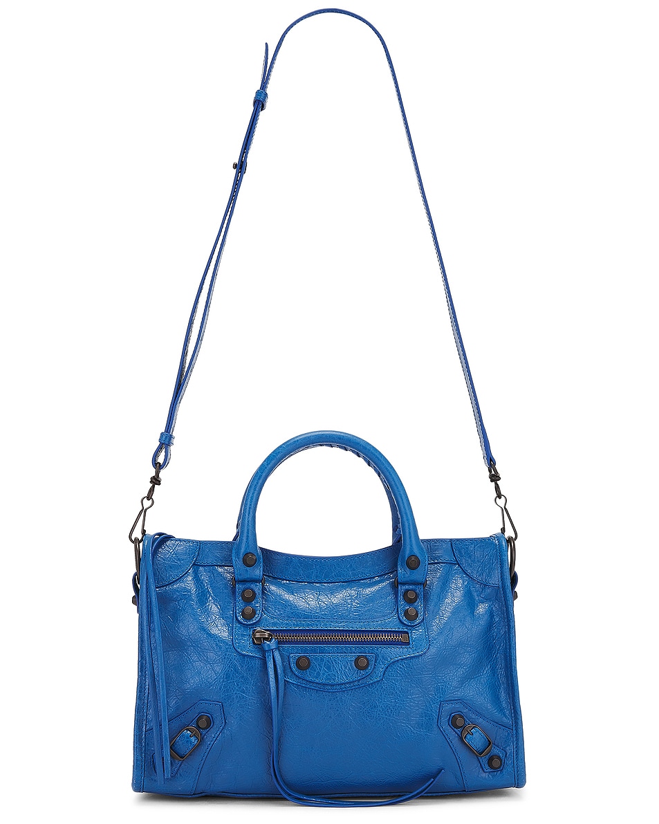 Image 1 of Balenciaga Le City Small Bag in Denim Blue