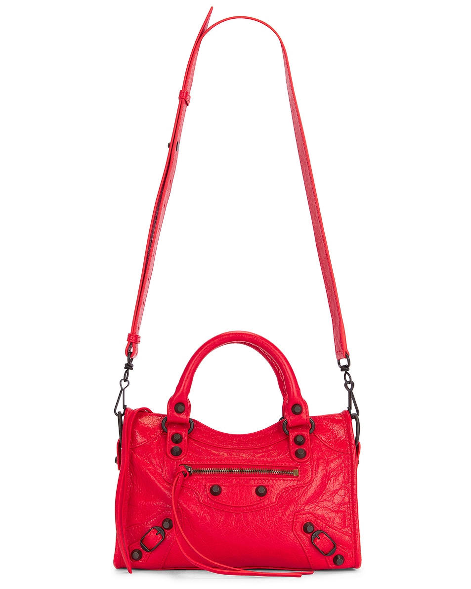 Image 1 of Balenciaga Le City Mini Bag in Vermillon Red