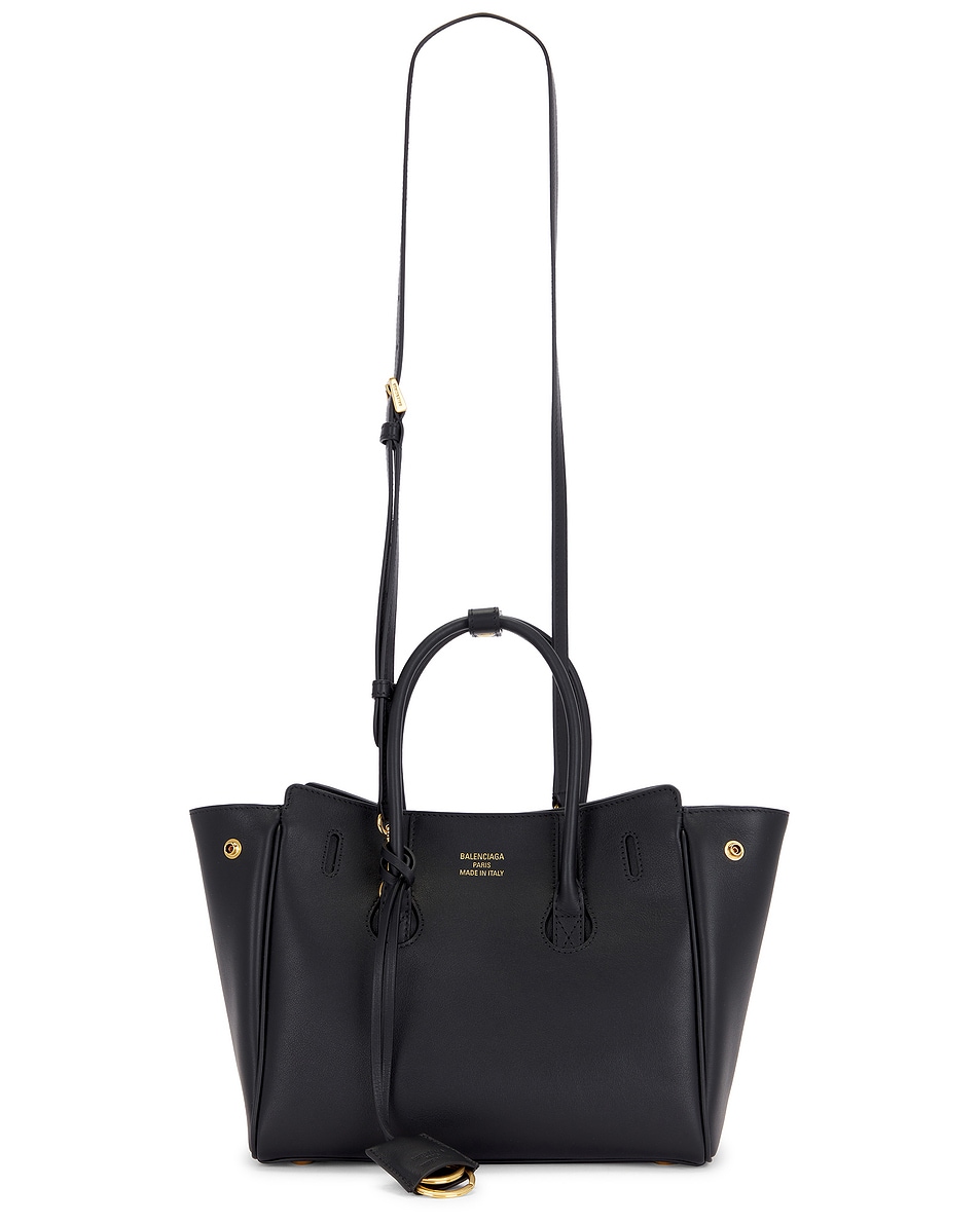 Image 1 of Balenciaga Hampton Mini Carry All Bag in Black
