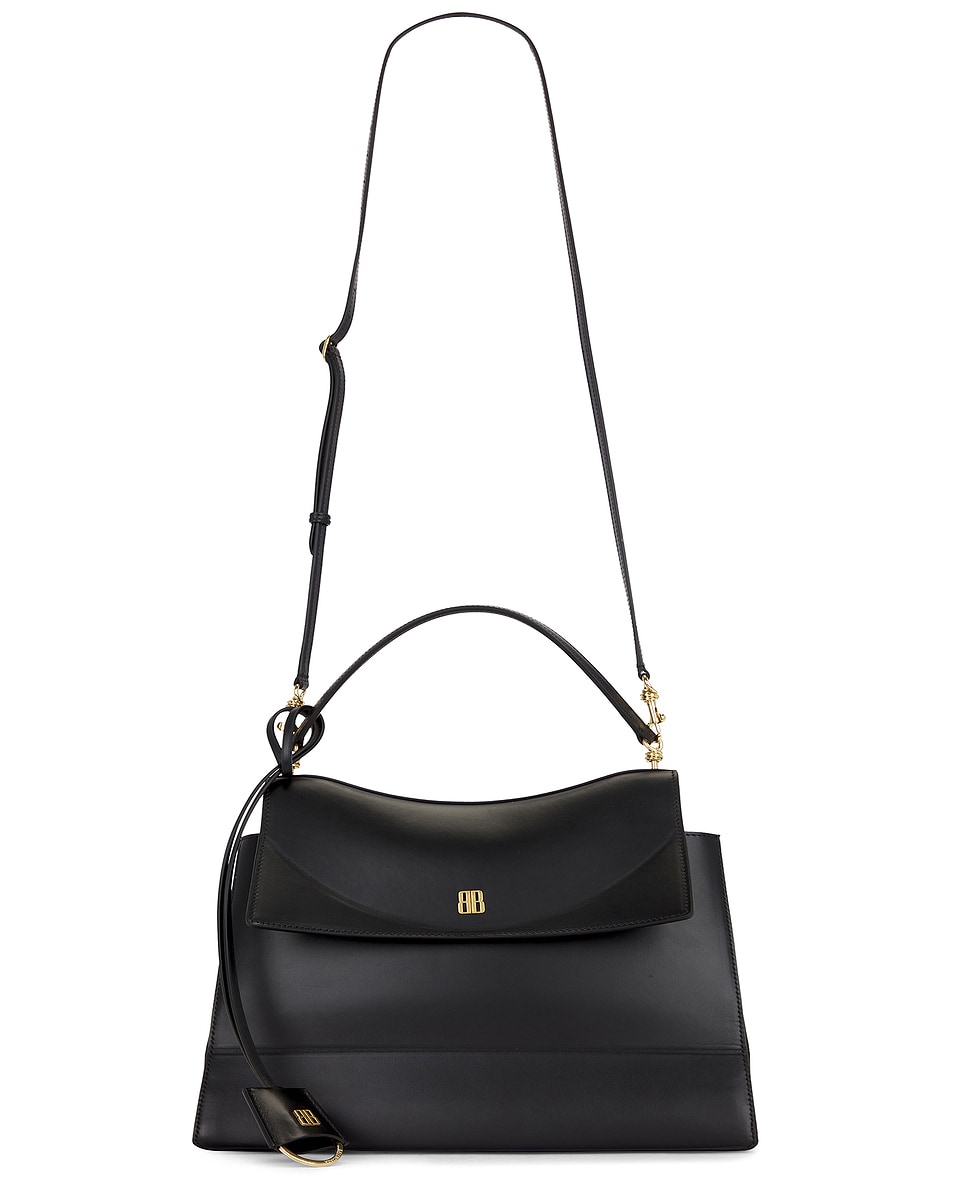 Image 1 of Balenciaga Nano Medium Top Handle Bag in Black