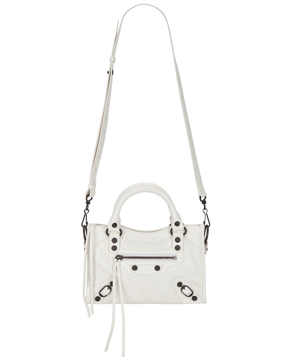 Image 1 of Balenciaga Le City Mini Bag in Optic White