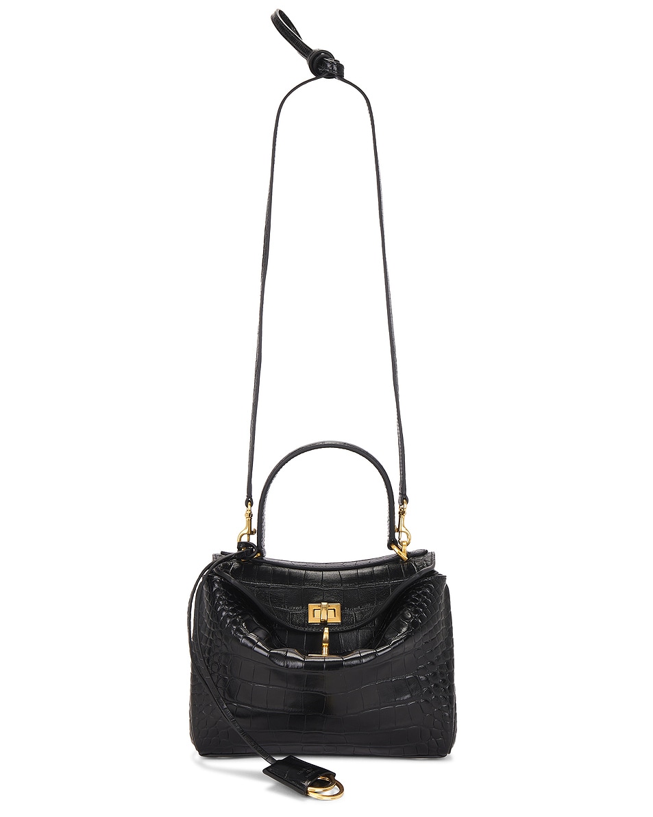 Image 1 of Balenciaga Rodeo Mini Top Handle Bag in Black
