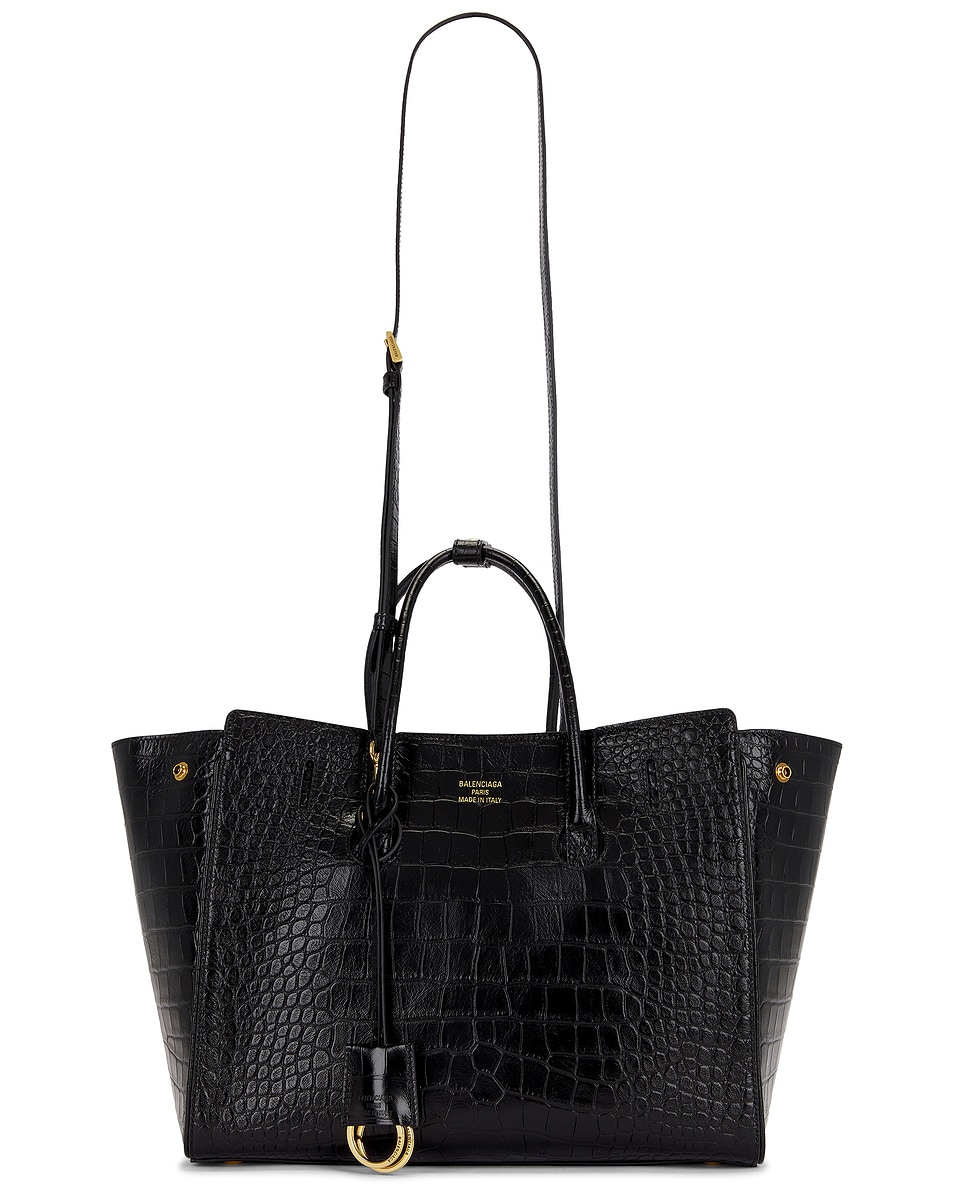 Image 1 of Balenciaga Hampton Small Carry All Bag in Black