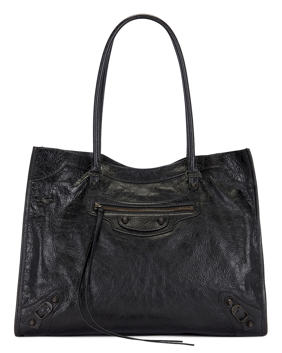 Image 1 of Balenciaga Le City Medium Tote Bag in Black
