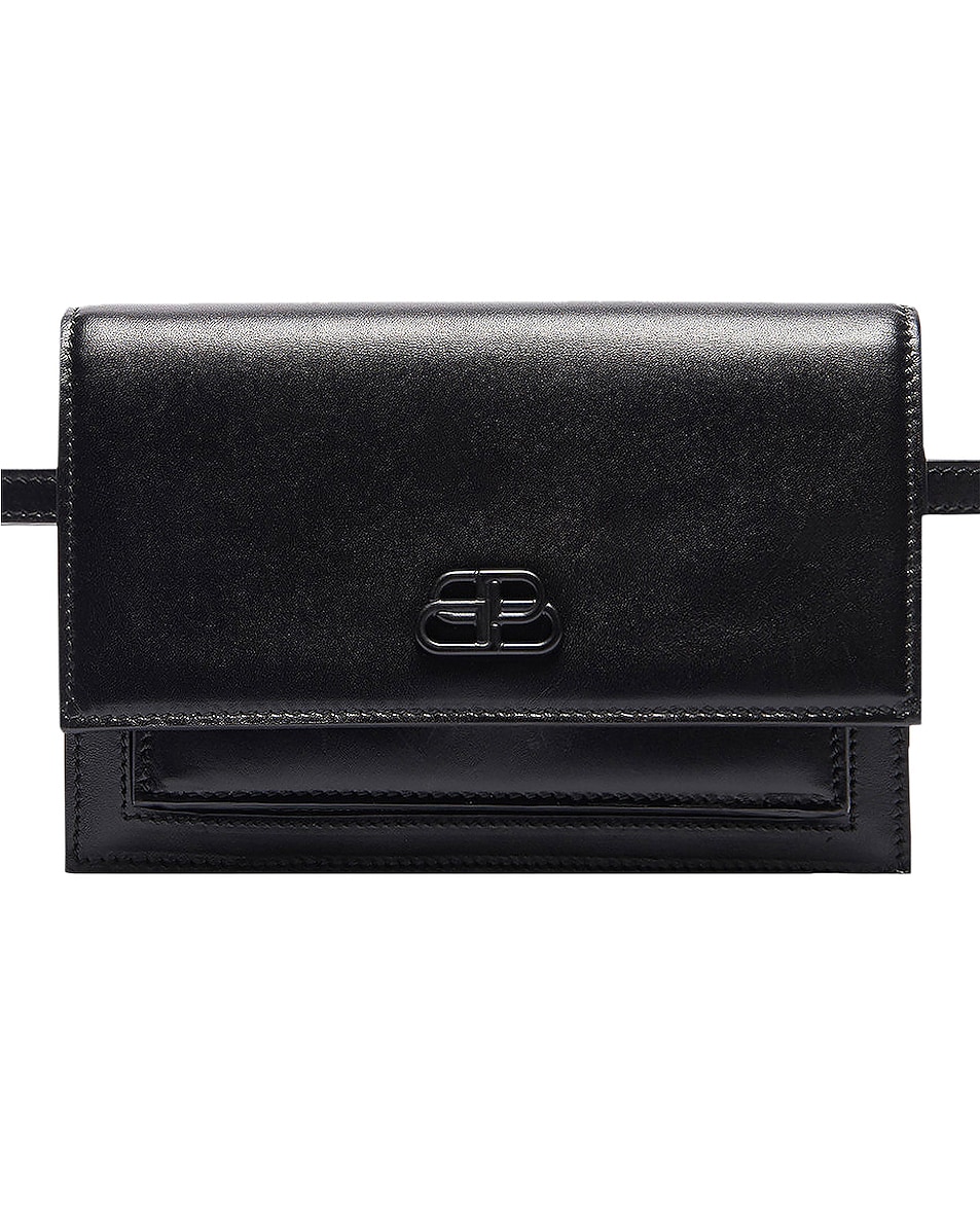 Image 1 of Balenciaga XS Sharp Belt Bag in Black