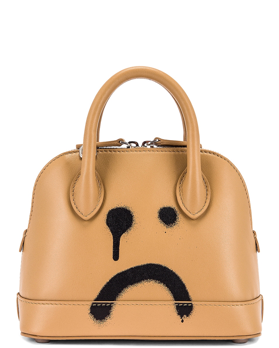 Balenciaga XXS Happy Ville Top Handle Bag in Beige | FWRD