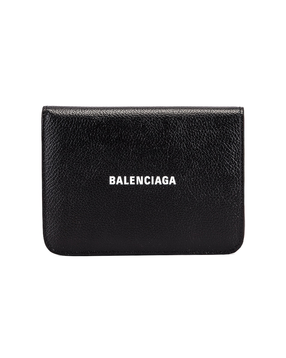 Image 1 of Balenciaga Medium Cash Wallet in Black & White