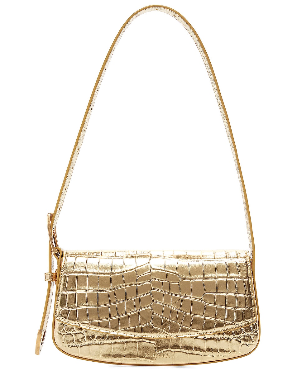 Image 1 of Balenciaga Baguette Belt Bag in Gold