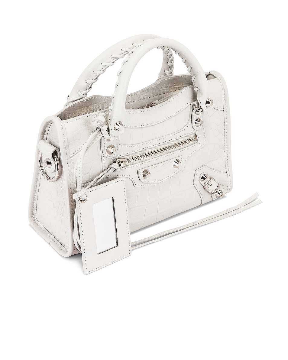 Balenciaga Mini City Bag in White | FWRD