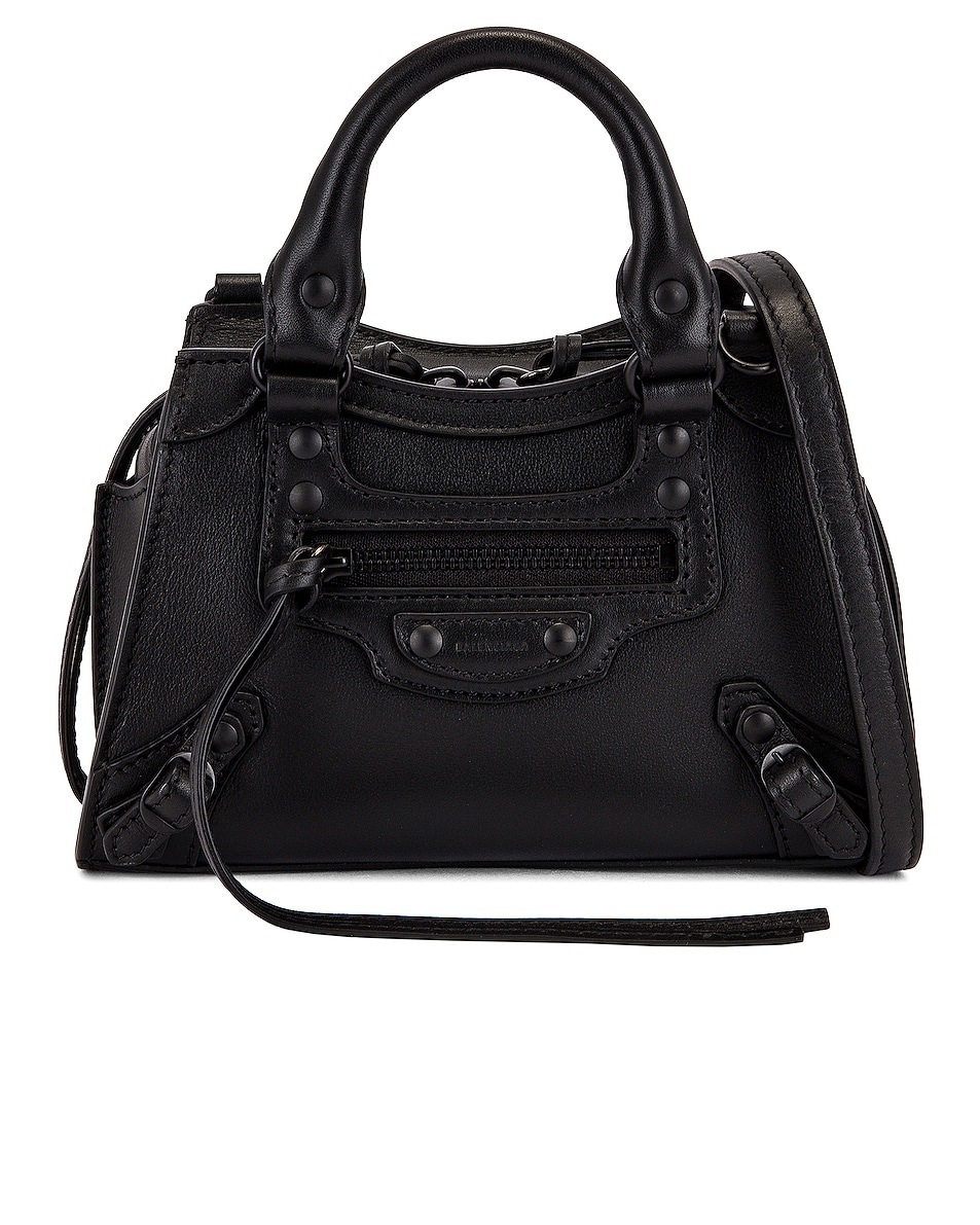 Image 1 of Balenciaga Nano Neo Classic Bag in Black