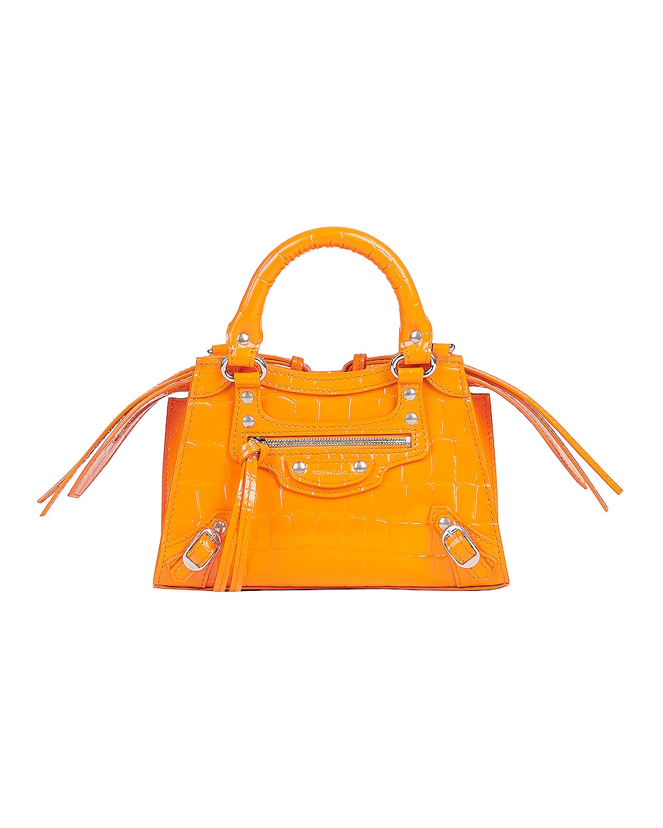 Image 1 of Balenciaga Mini Neo Classic City Bag in Orange