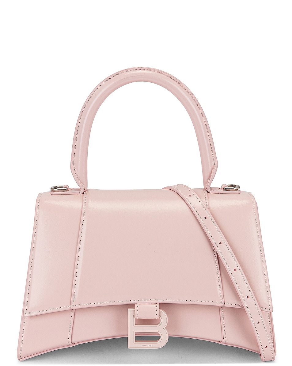 Image 1 of Balenciaga Small Hourglass Top Handle Bag in Light Rose