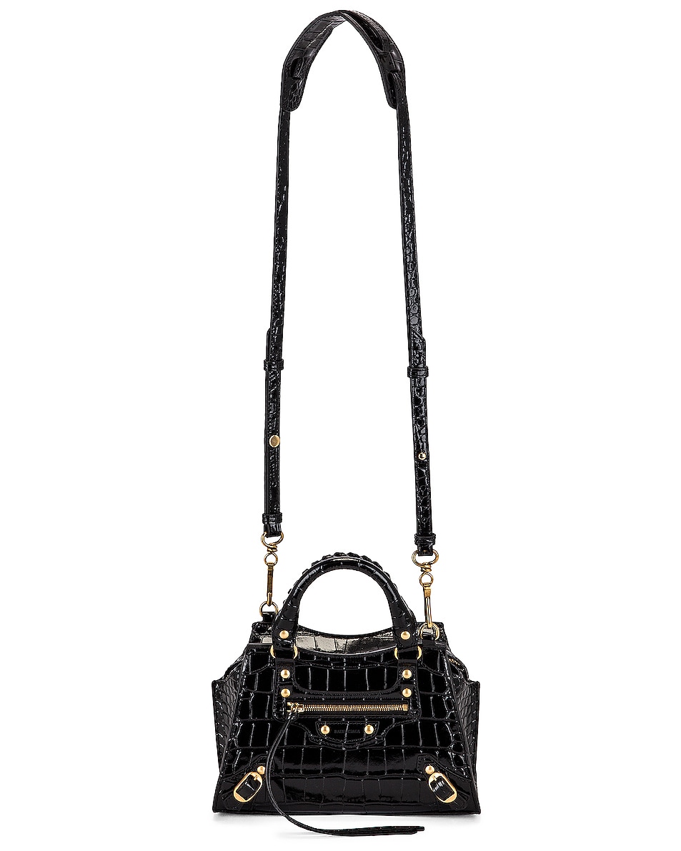 Image 1 of Balenciaga Mini Neo Classic City Bag in Black