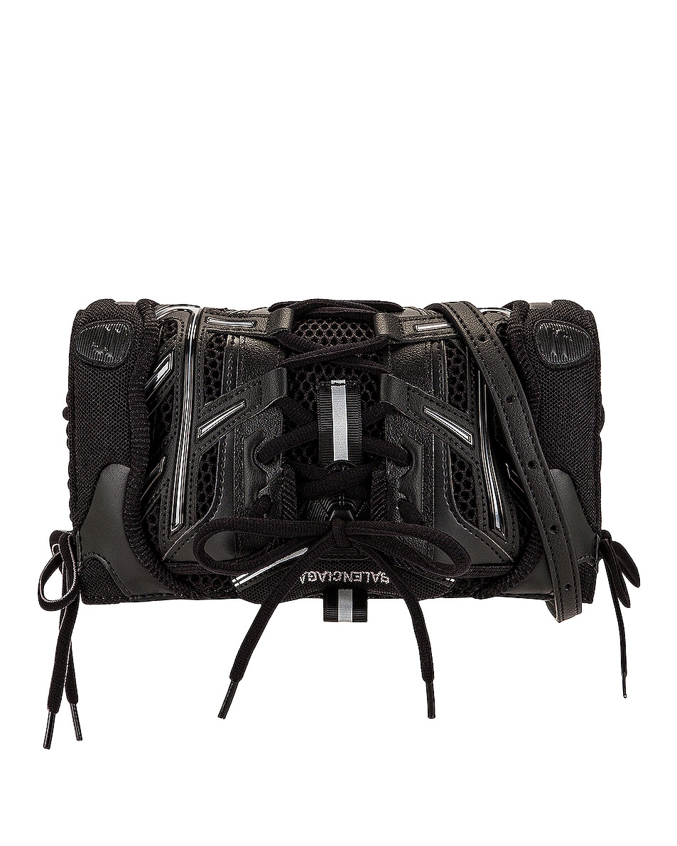Image 1 of Balenciaga Sneakerhead Phone Holder Strap Bag in Black