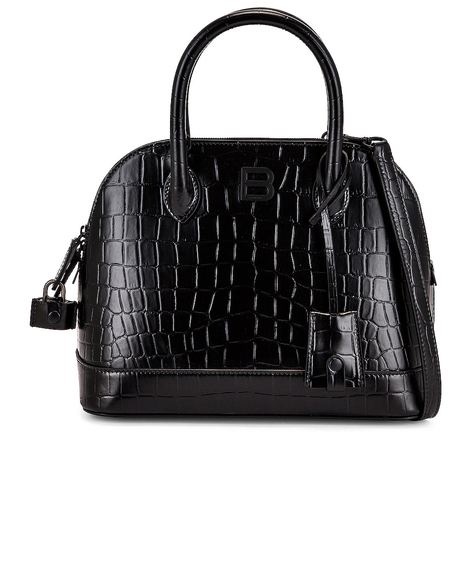 Image 1 of Balenciaga S Ville Rivet Top Handle Bag in Black