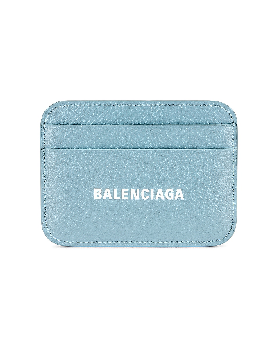 Image 1 of Balenciaga Cash Card Holder in Blue Grey & White