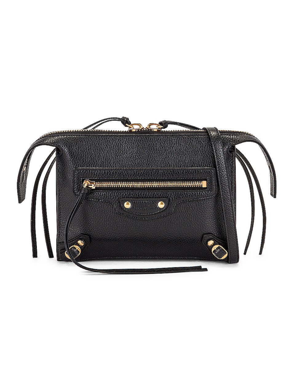 Image 1 of Balenciaga Neo Classic Multipocket Strap Bag in Black