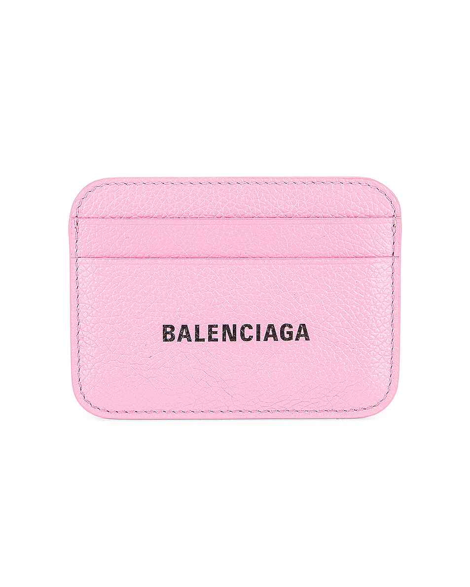Image 1 of Balenciaga Cash Card Holder in Rose & Black