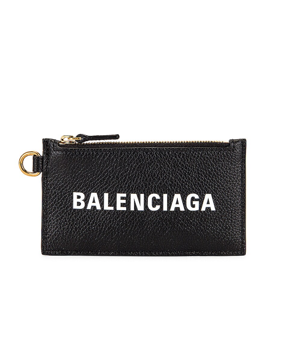 Image 1 of Balenciaga Cash Card Case on Keyring in Black & White