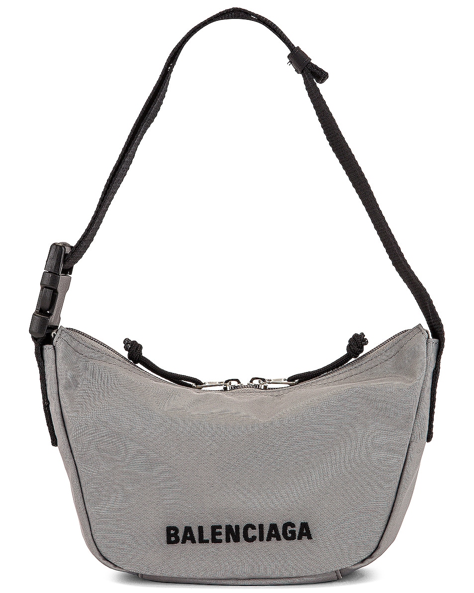 Image 1 of Balenciaga Wheel Sling Bag in Balenciaga Grey & Black