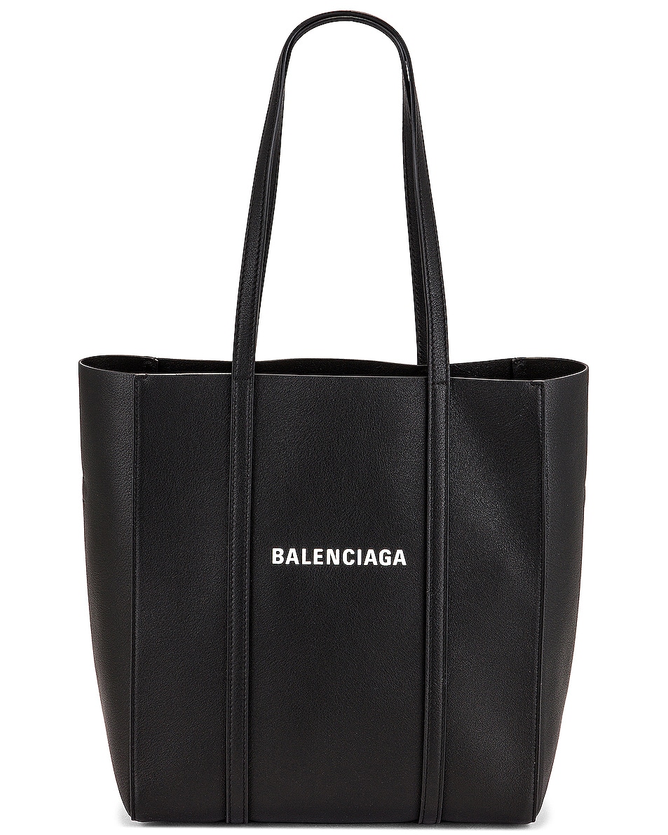 Image 1 of Balenciaga XS Everyday Tote in Black & White
