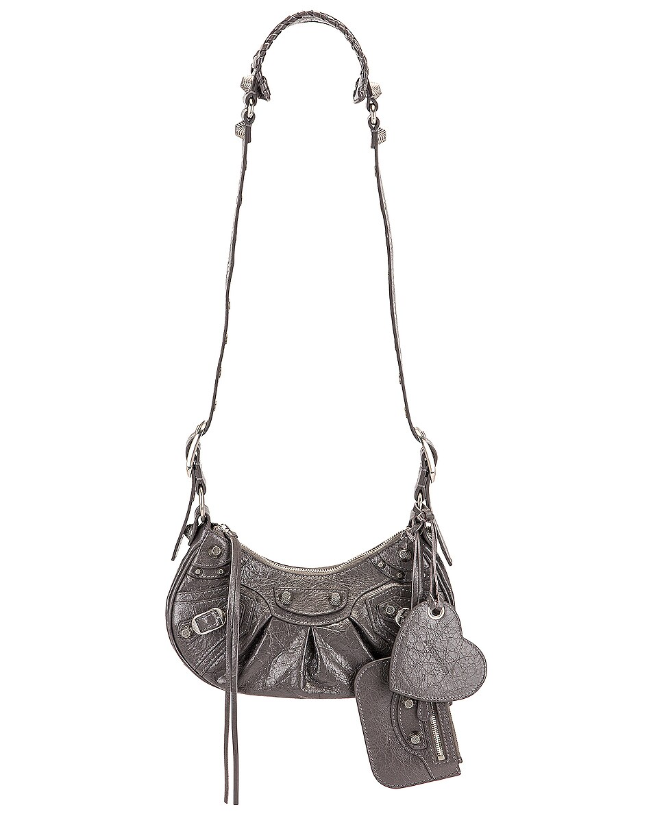 Image 1 of Balenciaga XS Le Cagole Shoulder Bag in Dark Grey