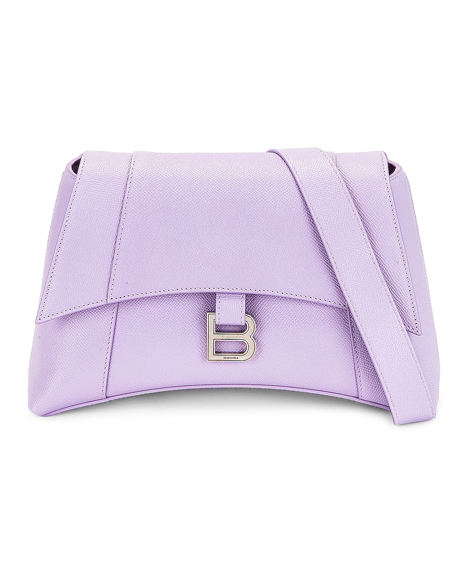 Image 1 of Balenciaga Small Soft Hourglass Shoulder Bag in Lilac