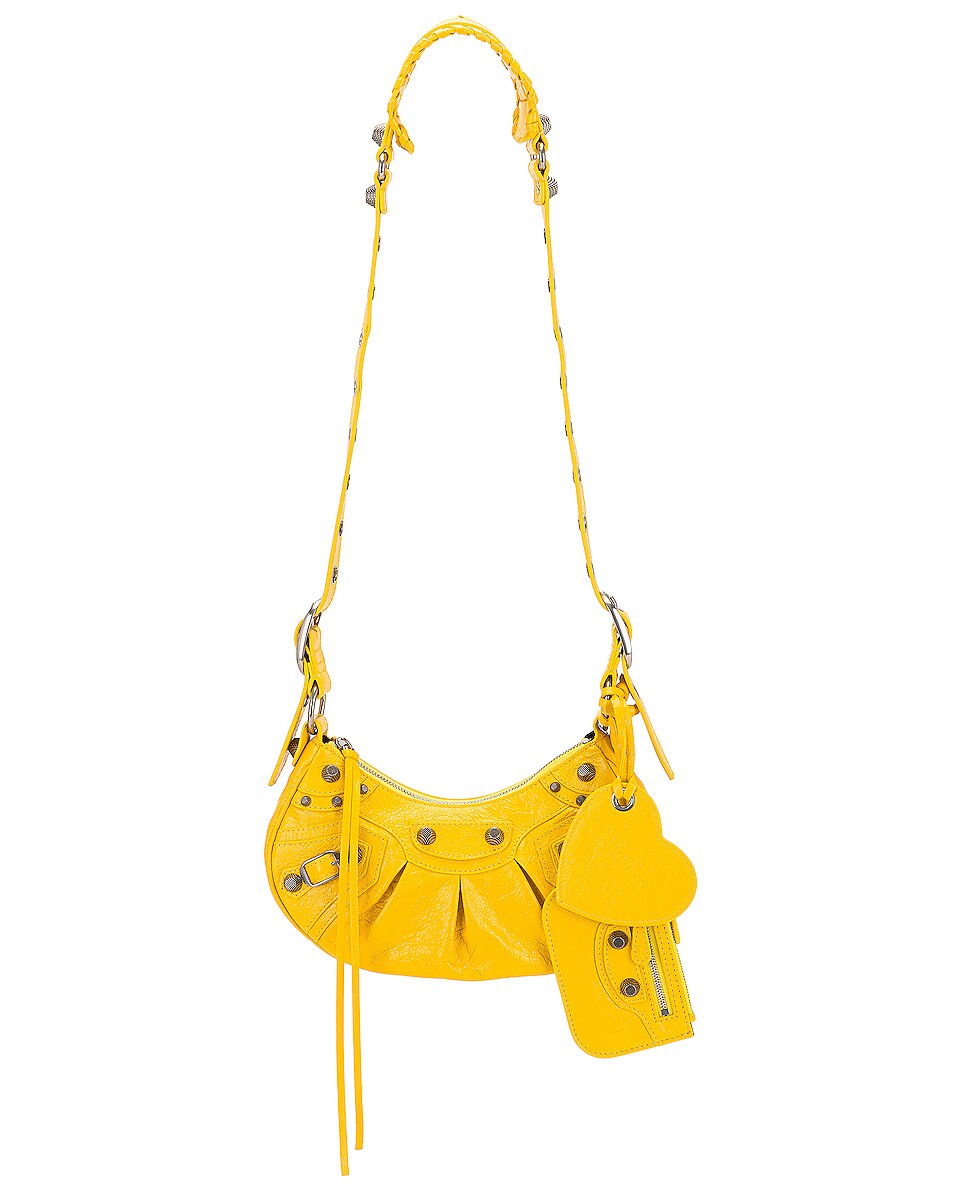 Image 1 of Balenciaga XS Le Cagole Shoulder Bag in Yellow