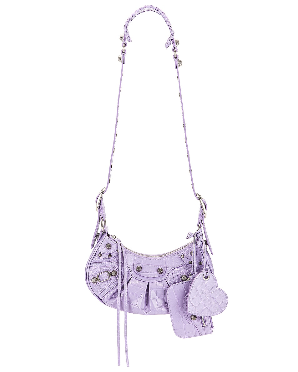 Image 1 of Balenciaga XS Le Cagole Shoulder Bag in Lilac