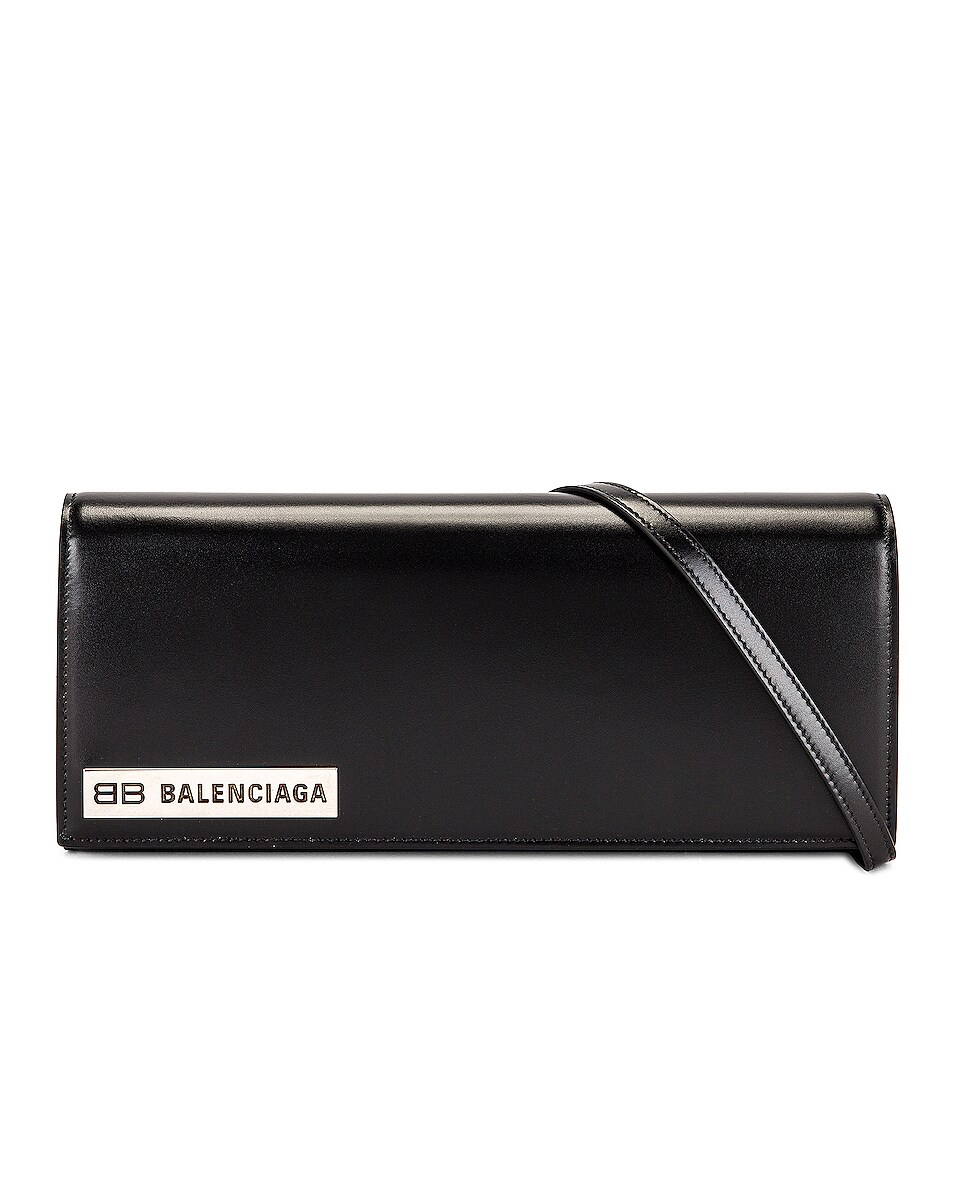 Image 1 of Balenciaga Maxi Clutch in Black