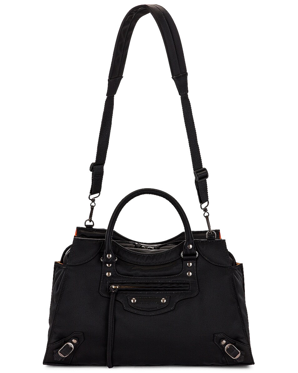 Image 1 of Balenciaga Medium Neo Classic City Duffle Bag in Black