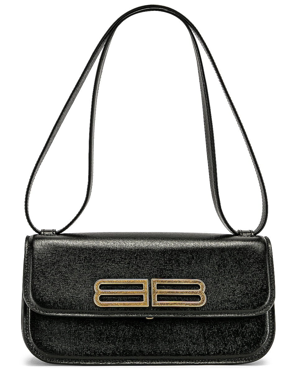 Image 1 of Balenciaga Small Gossip Bag in Black