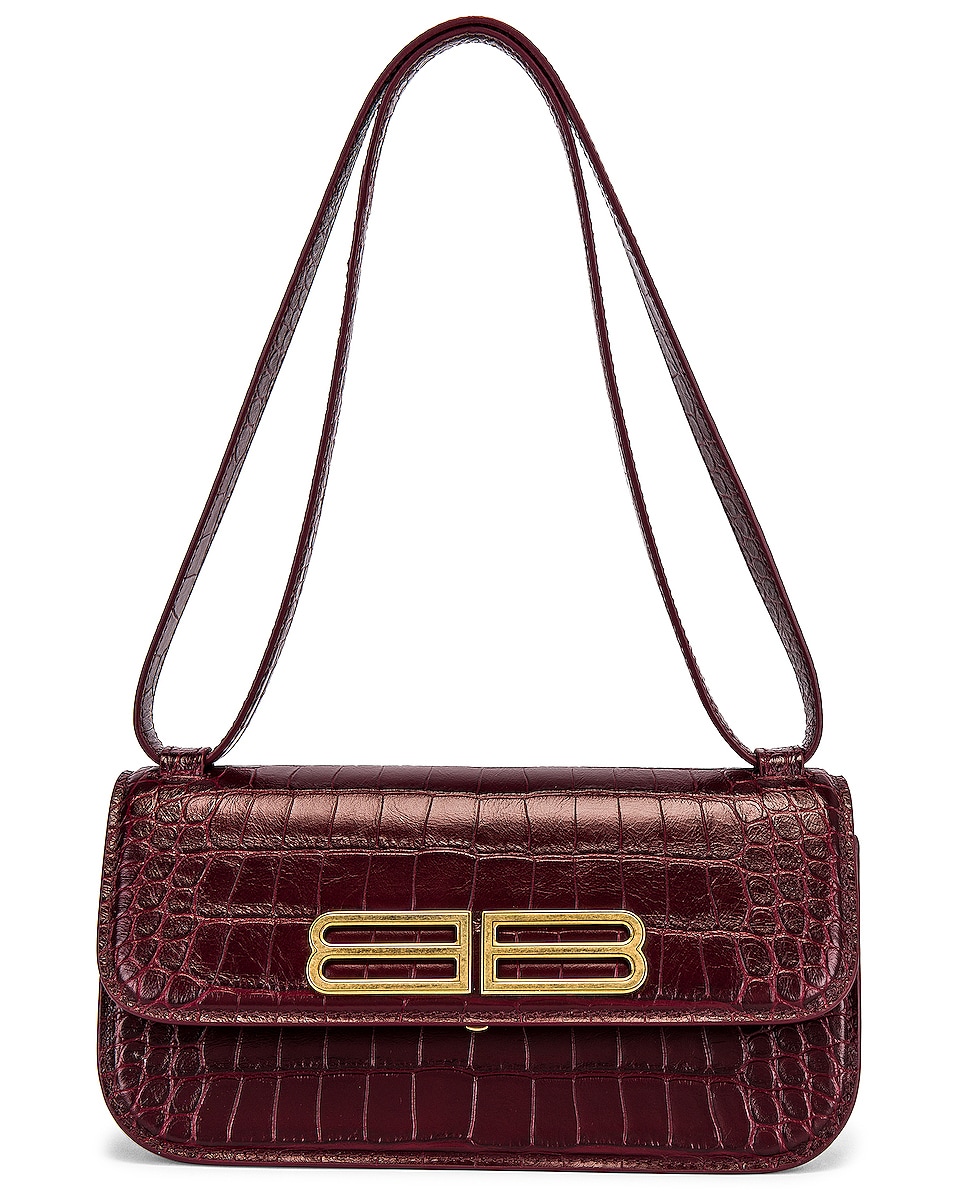 Image 1 of Balenciaga Small Gossip Bag in Dark Red