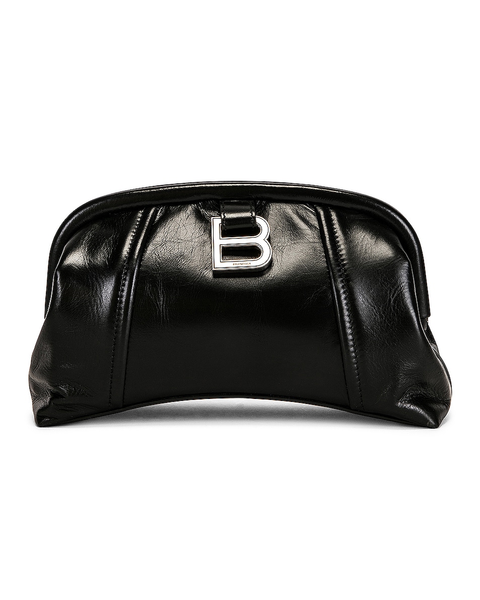 Image 1 of Balenciaga XS Frame Clutch in Black