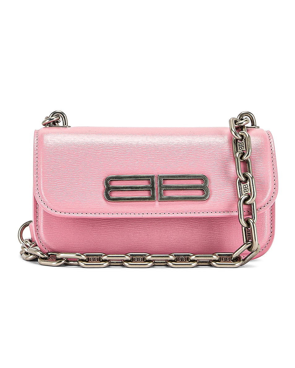 Image 1 of Balenciaga XS Gossip Bag in Candy Pink