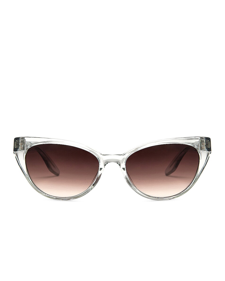 Image 1 of Barton Perreira for FWRD Leida Sunglasses in Apen & Smokey Topaz