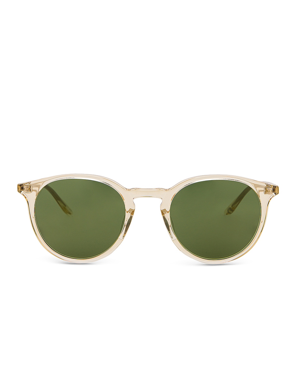 Image 1 of Barton Perreira Princeton Sunglasses in Champagne & Vintage Green