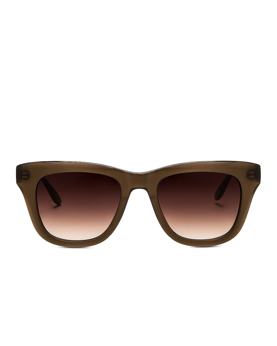 Image 1 of Barton Perreira Claudel Sunglasses in Mocha & Smokey Topaz
