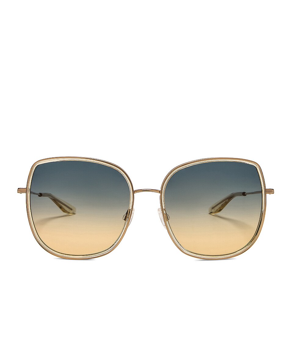 Image 1 of Barton Perreira Vega Polarized Sunglasses in Champagne & Commando
