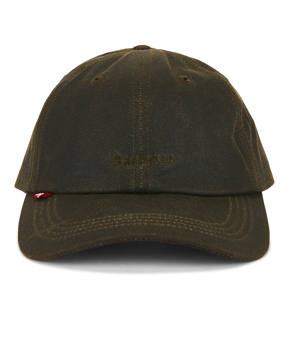 Image 1 of Barbour x Levi's Cap in Archive Olive
