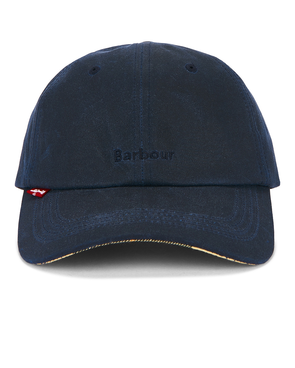 Image 1 of Barbour x Levi's Cap in Royal Navy