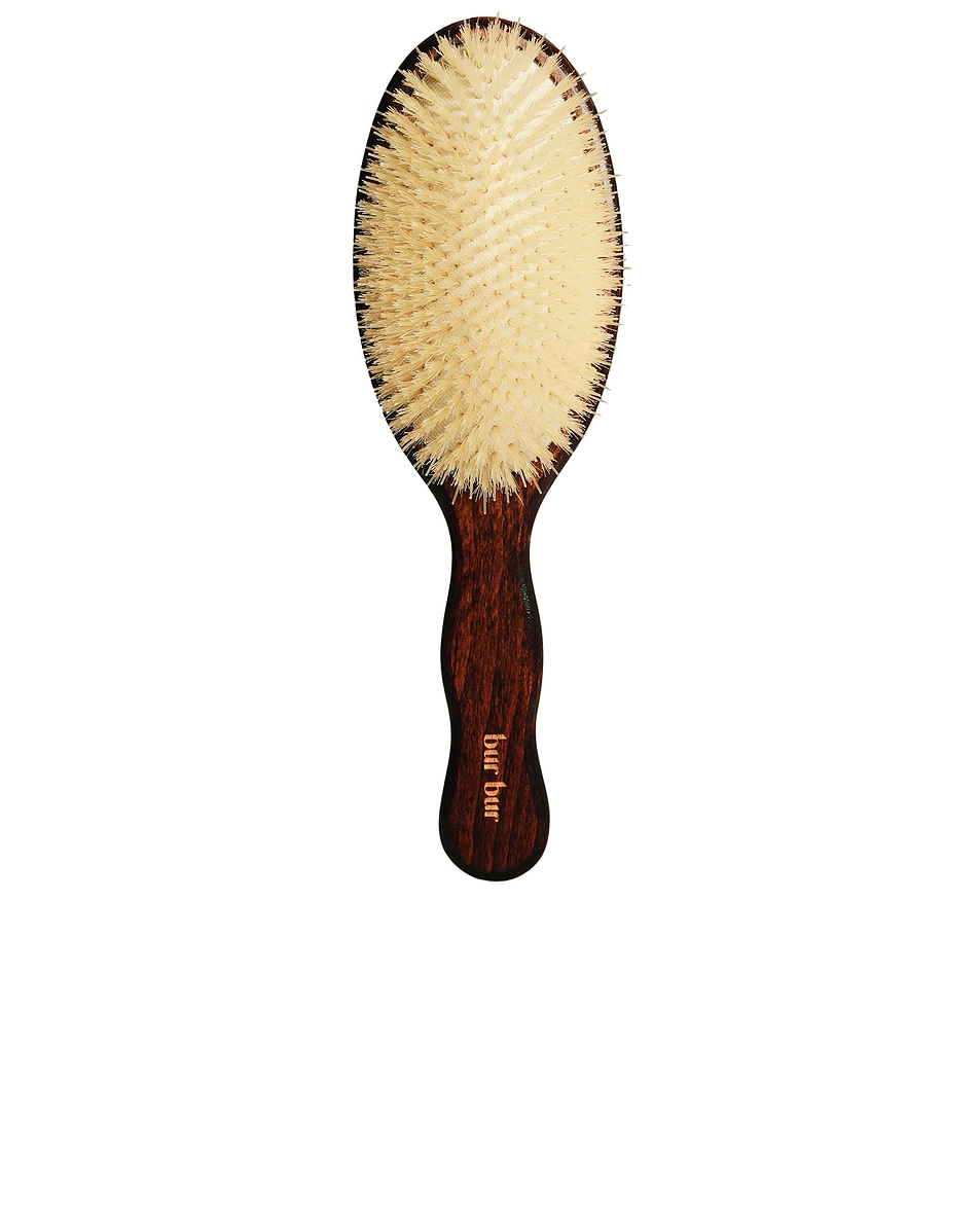 Image 1 of Bur Bur The Mermaid Brush Essential Boar Bristle Brush in 