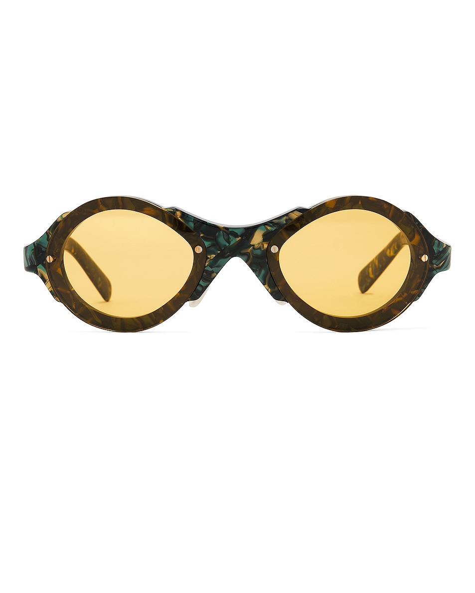 Image 1 of Brain Dead Mutant Post Modern Primitive Eye Protection Glasses in Green Granite