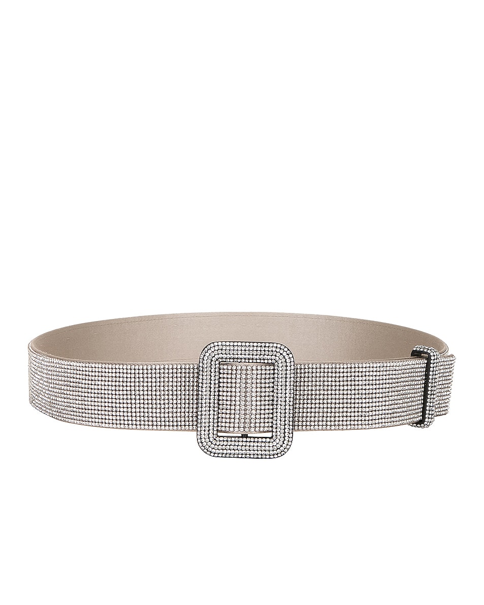 Image 1 of Benedetta Bruzziches Ven Belt in Crystal On Silver