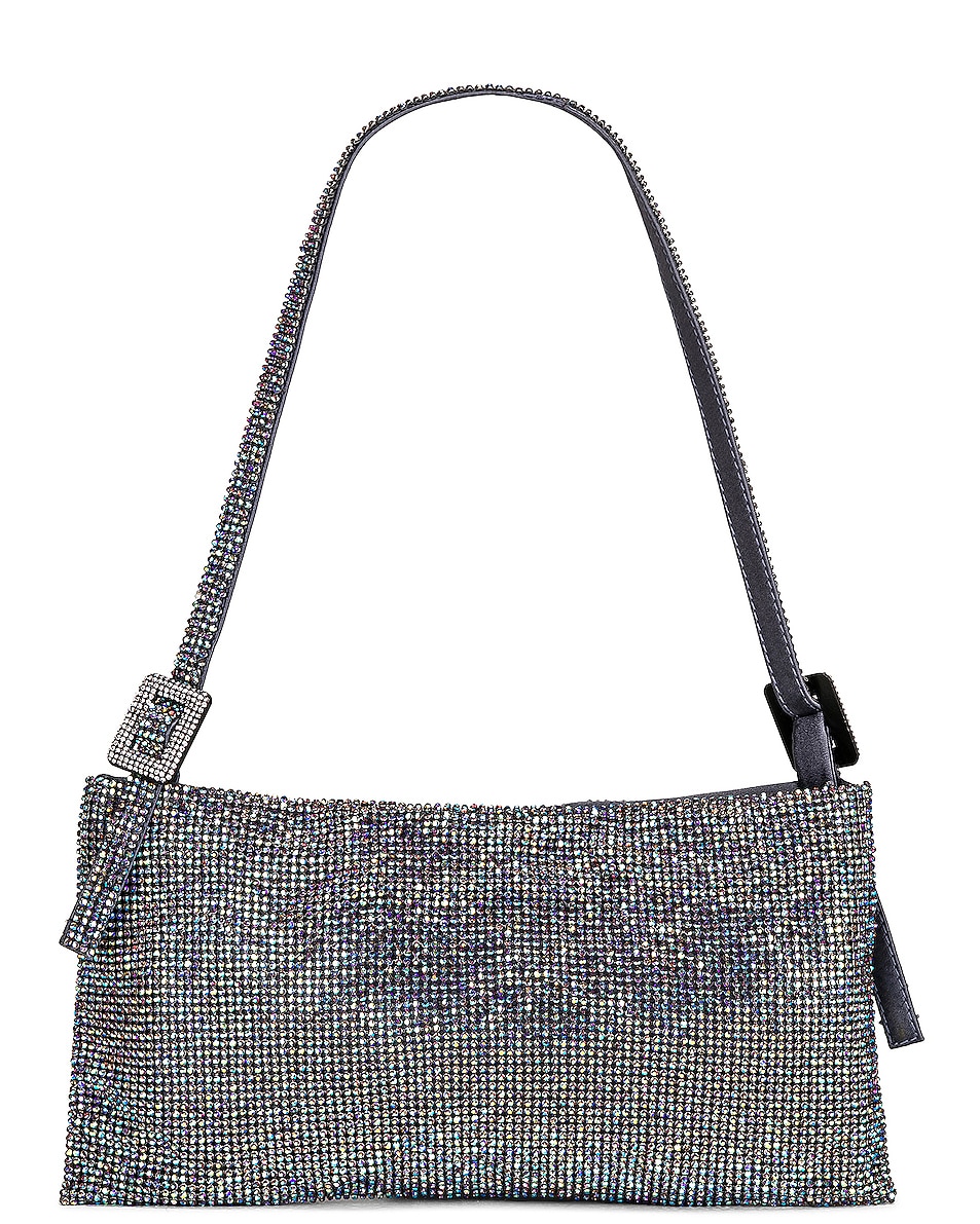 Image 1 of Benedetta Bruzziches Your Best Friend La Grande Rhinestone Mesh Bag in Much Ado About Nothing