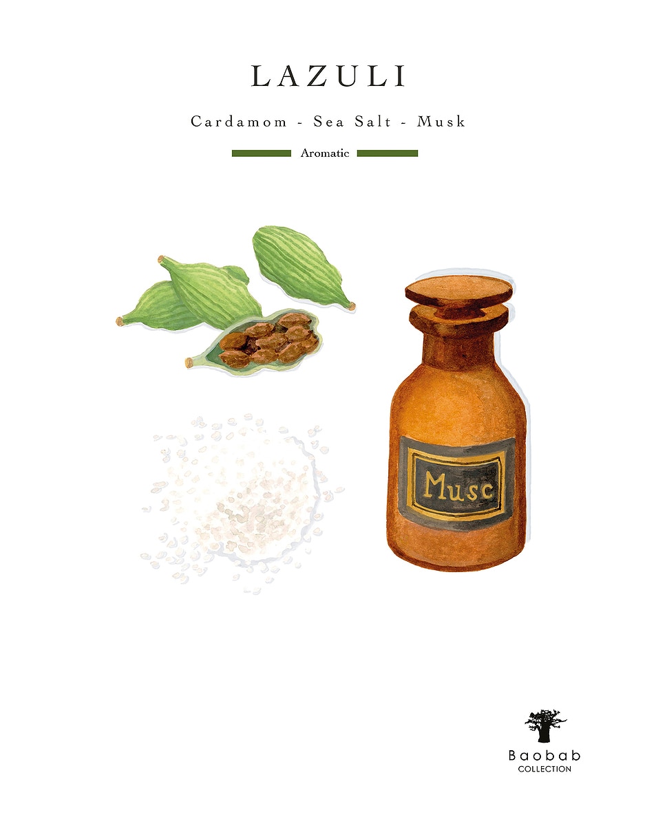 Image 1 of Baobab Collection Stones Candle in 