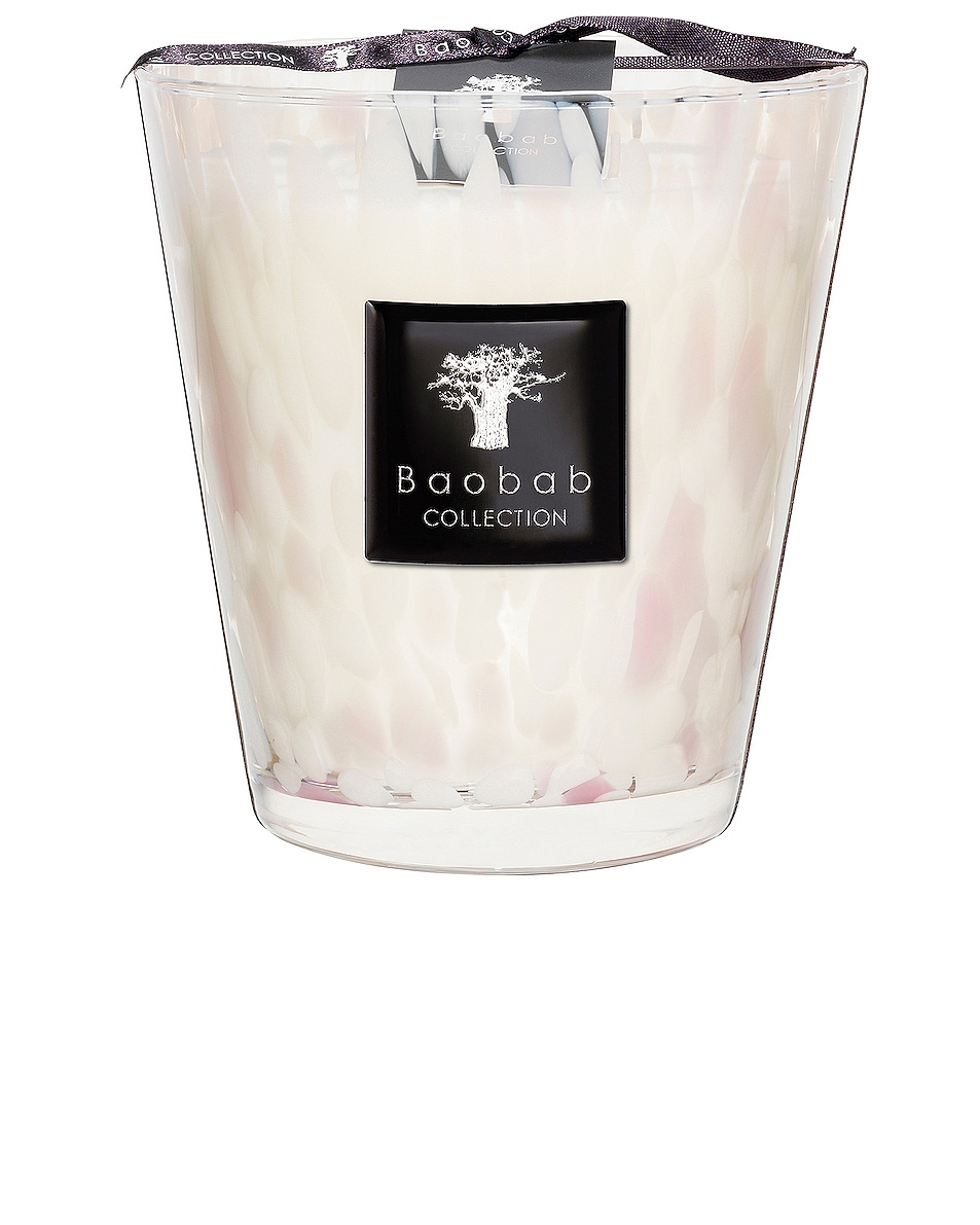 Image 1 of Baobab Collection Pearls Candle in White