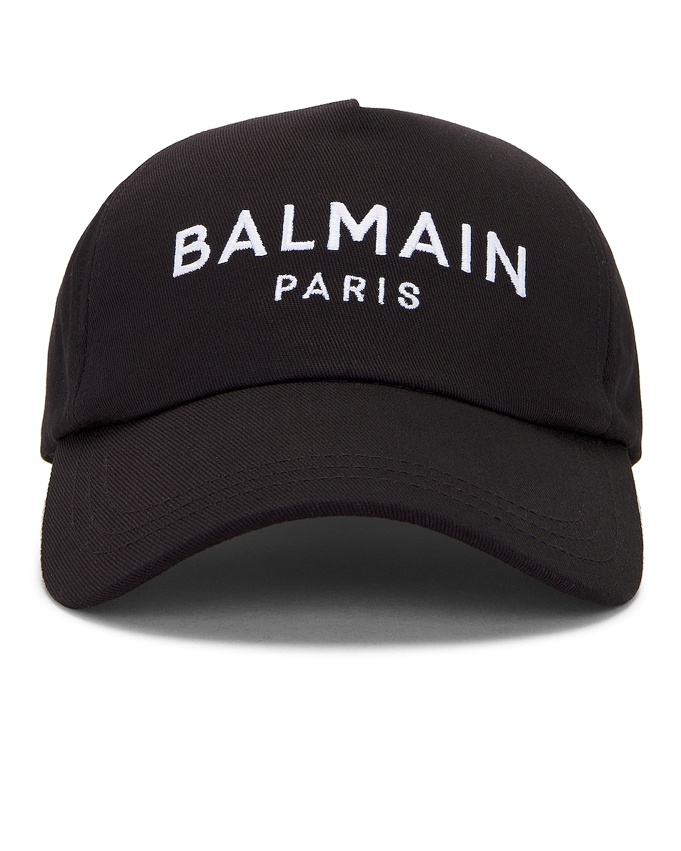 Image 1 of BALMAIN Balmain Cap in Noir & Blanc