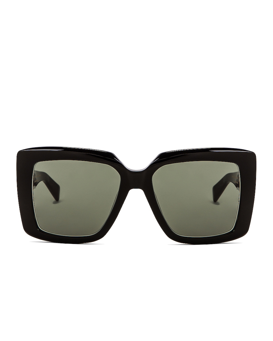 Image 1 of BALMAIN La Royale Sunglasses in Black & Gold
